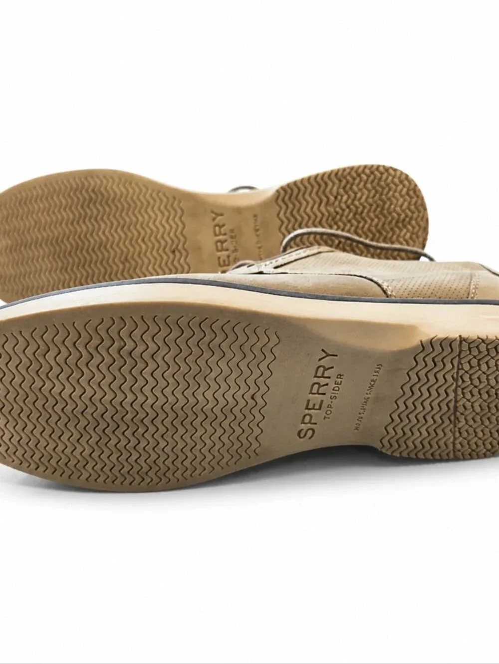 Sperry Top-Sider Men's Beige Nubuck Oxford Shoes  Size 10M